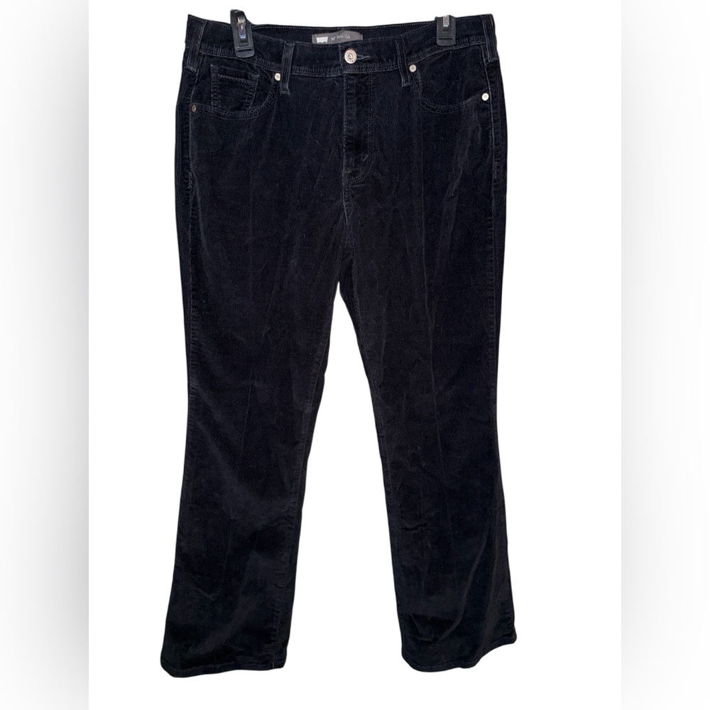 Levi's 515 Boot Cut Corduroy Pants Womens Size 12 M Black